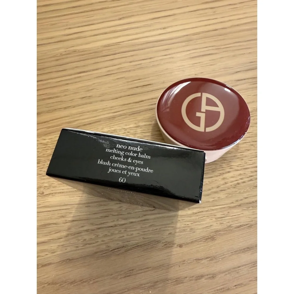 NIB Giorgio Armani Neo Nude Melting Color Balm - 60 warm plum